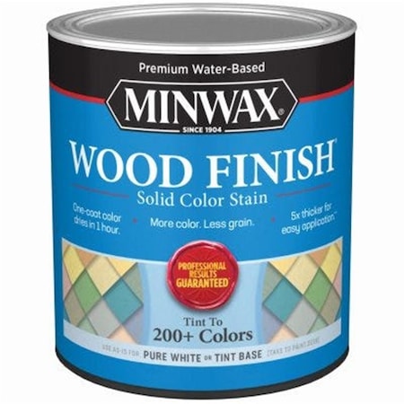 Minwax 1 qt. Water Based Wood Finish Stain, White MI572372